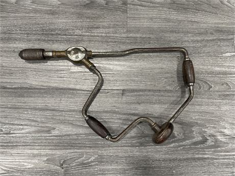 ANTIQUE HAND DRILL - 20” LONG