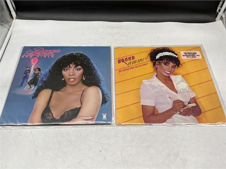 2 DONNA SUMMER RECORDS - NEAR MINT (NM)