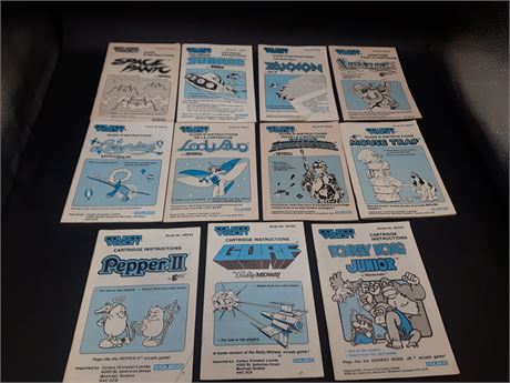 COLLECTION OF COLECO MANUALS