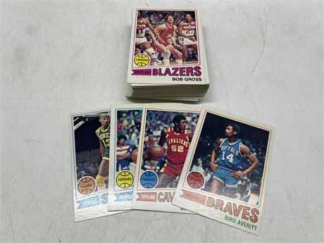 LOT OF 60 1977 TOPPS NBA CARDS - MINT CONDITION