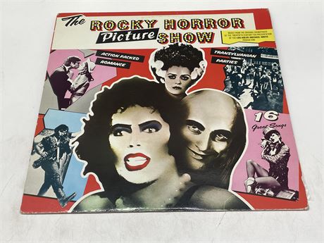 THE ROCKEY HORROR PICTURE SHOW - SOUNDTRACK - VG (SCRATCHED)