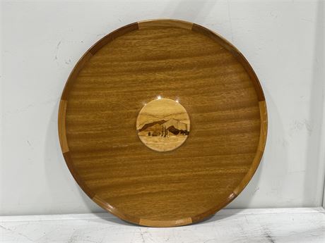 INLAID MCM SERVING TRAY (16”)
