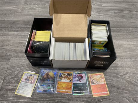 3 BOXES OF BULK POKÉMON CARDS