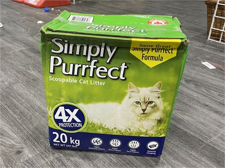 44LBS OF SIMPLY PURRFECT CAT LITTER