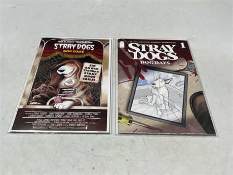 2 STRAY DOGS COMICS INCLUDING #1