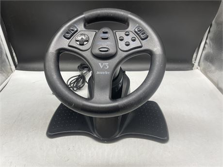 V3 INTERACT PS2 STEERING WHEEL CONTROLLER
