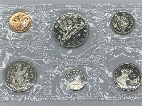 1972  ROYAL CANADIAN UNCIRCULATED COIN SET