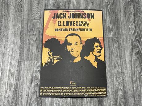 26”x18” JACK JOHNSTON 04’ TOUR AD
