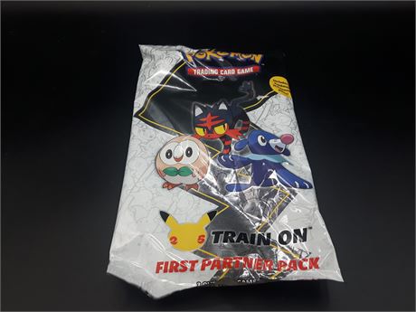 SEALED - POKEMON TRAIN ON FIRST PARTNERS PACK