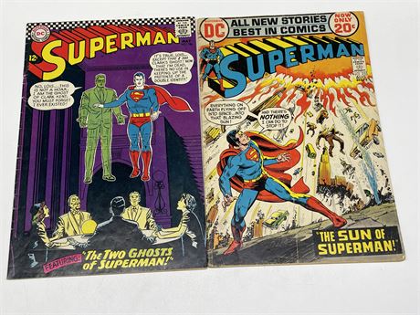 SUPERMAN #186 & #255