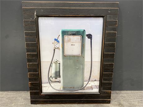 GAS PUMP PICTURE FOR MAN CAVE (15”X18”)