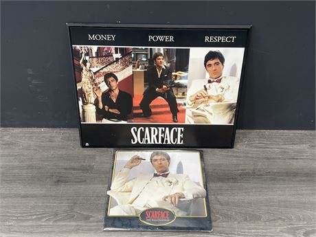 SCARFACE SEALED CALENDAR + PICTURE - 20”x17”