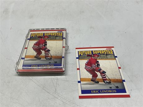 16 ERIC LINDROS ROOKIE CARDS