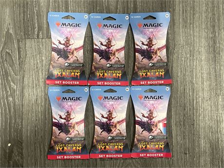 6 SEALED MAGIC THE GATHERING THE LOST CAVERNS OF IXALAN CARD PACKS
