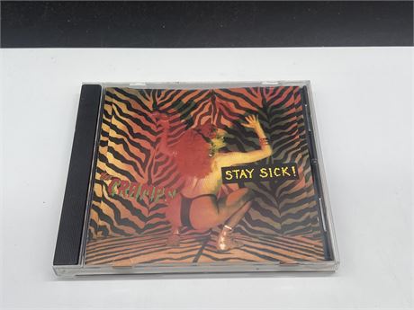 1990 THE CRAMPS CD - STAY SICK! - MINT (M)