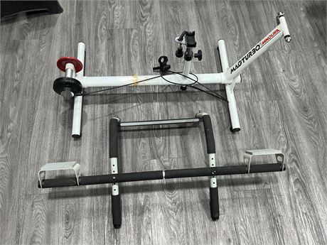 BICYCLE TRAINING STAND & PULL-UP BAR