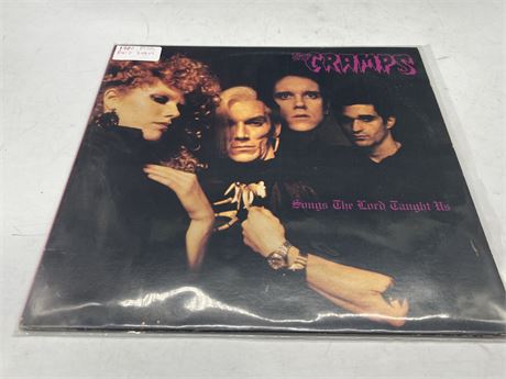 THE CRAMPS - SONGS THE LORD TAUGHT US - VG (Slightly scratched)