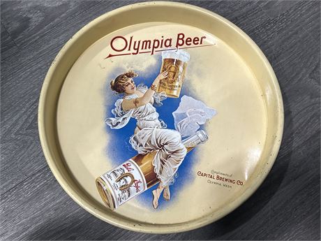 1970’S OLYMPIA BEER SERVING TRAY (13”)