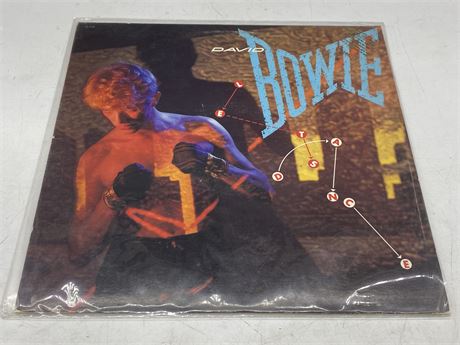 DAVID BOWIE LE PROMO RECORD - LET’S DANCE - VG (slightly scratched)