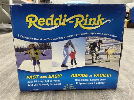 REDDI-RINK ICE RINK KIT FOR YOUR BACKYARD IN BOX