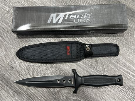NEW MTECH KNIFE W/ SHEATH - 11.5” LONG