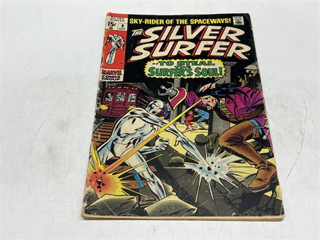 SILVER SURFER #9 - PARTIALLY DETACHED COVER