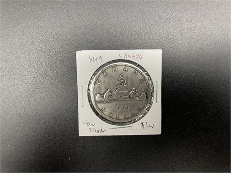 1959 CANADIAN SILVER DOLLAR
