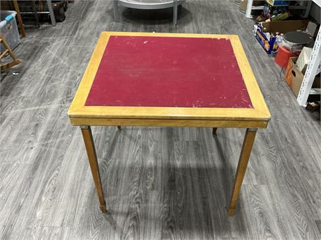 VINTAGE FOLD UP CARD TABLE