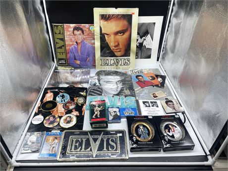 LOT OF ELVIS COLLECTABLES