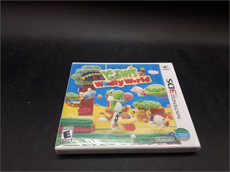 SEALED - POOCHY & YOSHI WOOLLY WORLD - 3DS