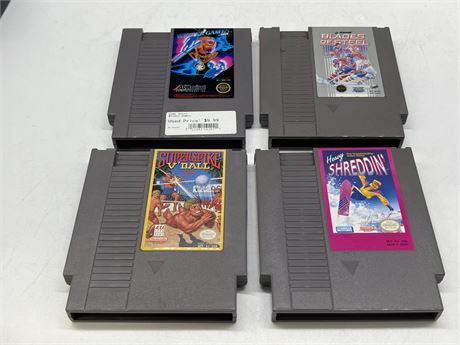 4 NES GAMES