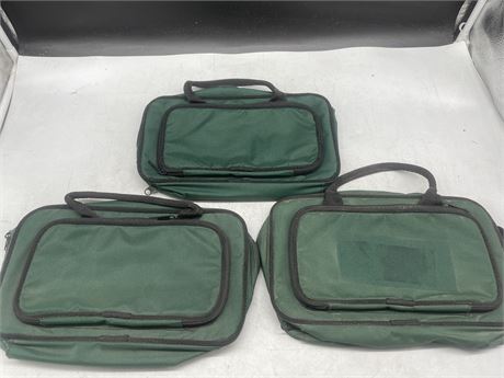 3 NEW FLY TYING TRAVELLING BAGS