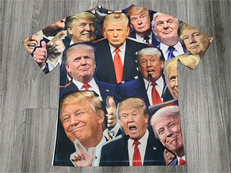 TRUMP COLLECTABLE SHIRT BY SUBLIWORKS LARGE