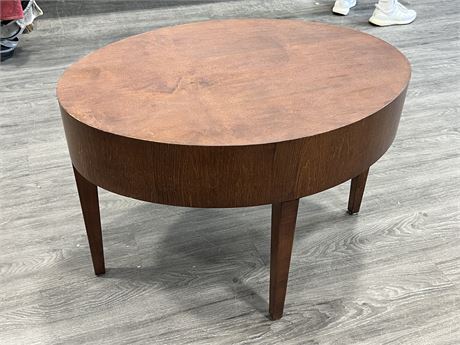 WOOD SIDE TABLE (24”x32”x21” tall)