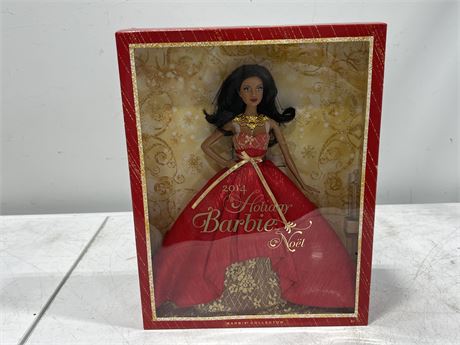 2014 HOLIDAY BARBIE IN BOX (13.5” tall)