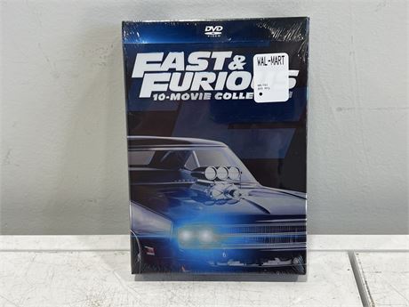 SEALED FAST & FURIOUS DVD 10 MOVIE COLLECTION