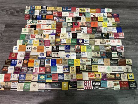 HUGE VINTAGE MATCH COLLECTION (A LOT FROM VANCOUVER)