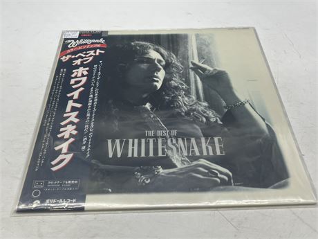 JAPAN PRESS THE BEST OF WHITESNAKE W/LYRIC SHEET - NEAR MINT (NM)