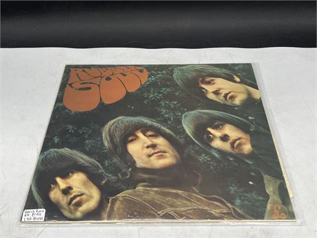 EARLY UK PRESS - THE BEATLES - RUBBER SOUL - EXCELLENT (E) (NOT 1ST PRESSING)