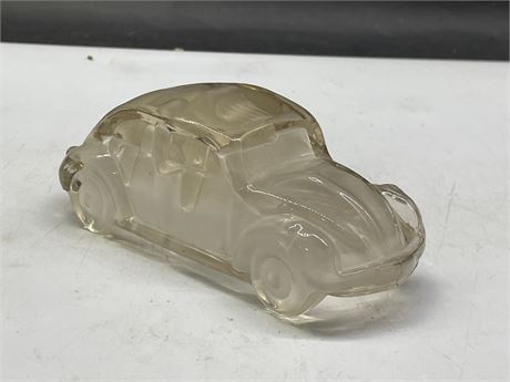 VINTAGE GLASS VW PAPERWEIGHT