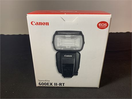 NEW CANON 600EX ll-RT MOUNTED FLASH