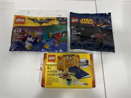 3 LEGO MINI FIGURE SETS