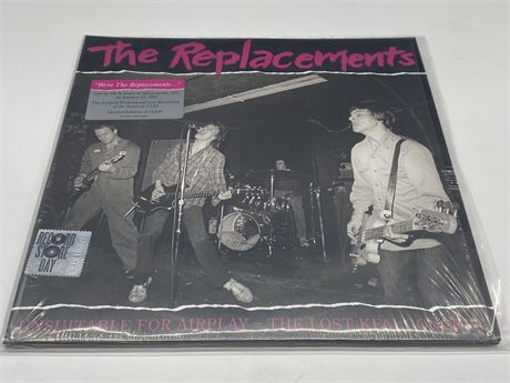 THE REPLACEMENTS - UNSUITABLE FOR AIRPLAY - THE LOST KFAI CONCERT 2LP