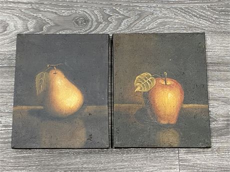 19TH CENTURY OIL PAINTINGS ON CANVASES (8”X10”)