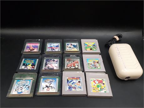 LARGE COLLECTION OF GAMEBOY GAMES