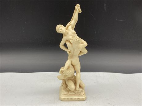VINTAGE RATTO DELLE SABINE SCULPTURE, ITALY - SIGNED (8” TALL)