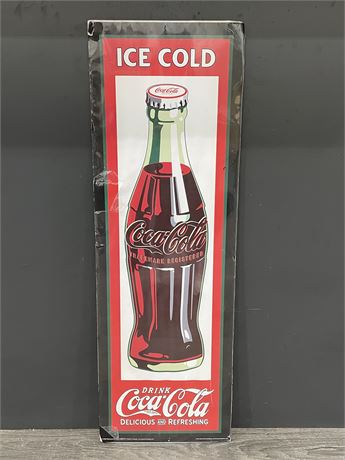 COCA COLA CARDBOARD AD (12”X36”)