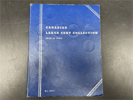 CANADIAN LARGE CENT COLLECTION (NOT COMPLETE)