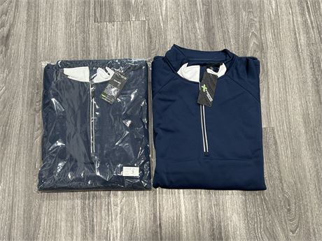 2 NEW 3XL PULL OVER GOLF SWEATERS