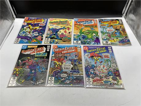 CAPTAIN CARROT AND HIS AMAZING ZOO CREW ISSUES 1-7
